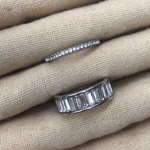 Chloe + Isabel Baguette and stone stackable duo